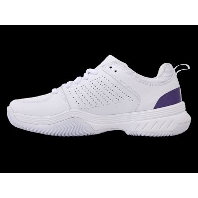 5. K-swiss COURT EXPRESS 2 CLAY WHITE/PURPLE HAZE/NEON LAVENDER-M sneakers (94429-151-M)