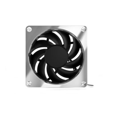 2. Alphacool Apex Stealth Metall Computer Case Fan 12 cm Chrome 1 pc.