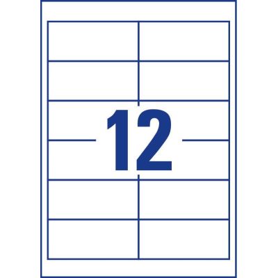 3. Avery 3659 Self-Adhesive Labels Rectangle Permanent White 1200 pcs.