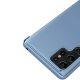 6. Clear View Case for Samsung S24 Ultra with flap - blue