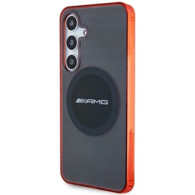 2. AMG Transparent Bicolor MagSafe case for Samsung Galaxy S24 - black