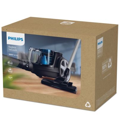 4. Philips FC9331/09 bagless vacuum cleaner (900W; black)