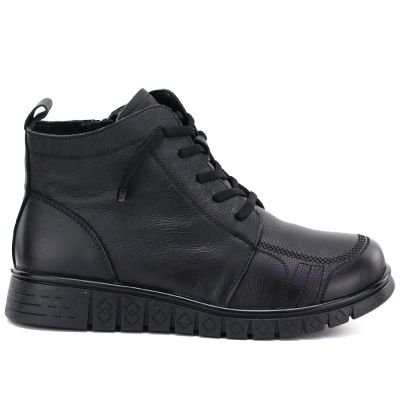 2. Comfortable black women's leather ankle boots T.Sokolski OL67-1