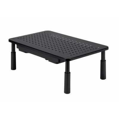 4. GEMBIRD ADJUSTABLE MONITOR STAND WITH DRAWER (RECTANGLE)