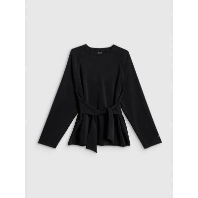 6. Women's regular sweatshirt with ties and modal 4F 4FRSS26TSWSF2784-20S