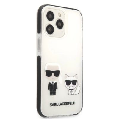 4. Karl Lagerfeld KLHCP13LTPEKCW iPhone 13 Pro / 13 6.1" hardcase white/white Karl&Choupette