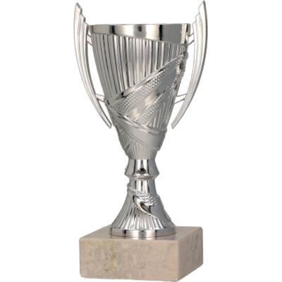 Silver plastic cup 9082/S