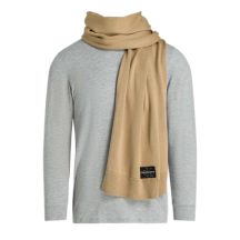 Calvin Klein CK Logo Brown Winter Scarf - LZ04D8081G-PF2