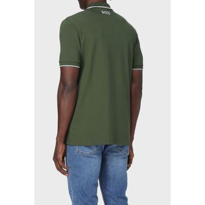 6. Boss Paddy Pro Open Green Polo Shirt M 50469102-355