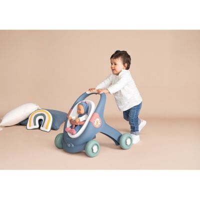 6. 3-in-1 baby walker with Little SMOBY doll