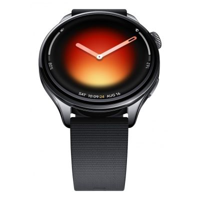 9. Xiaomi Watch 5 3.91 cm (1.54") AMOLED 47 mm Digital 480 x 480 px Touchscreen Black GPS