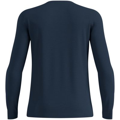 Odlo MERINO 160 BL TOP crew neck long sleeve men's thermal shirt, navy blue XL