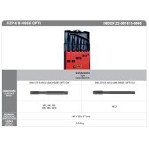TAPS SET M3-M12 DIN-371B/DIN-376B (6H) HSSE CZP-8 OPTI