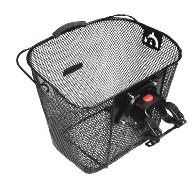 Front Mesh Bicycle Basket Click HT-512 Black