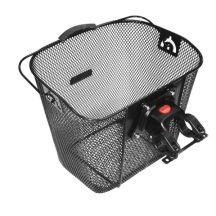 Front Mesh Bicycle Basket Click HT-512 Black