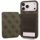 5. Guess 4G Cardslots & Magnetic Closure Crossbody Case for iPhone 18 Pro / 17 Pro – brown