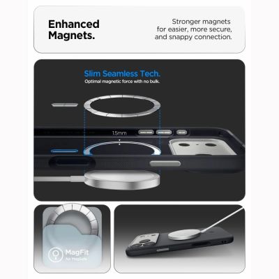 6. Spigen Nano Pop MagSafe Case for iPhone 18 Pro Max / 17 Pro Max - Black
