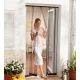 48. DOOR MOSQUITO NET 100X220 SLAT POLYESTER + VELCRO TAPE