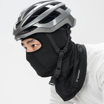4. Wozinsky WKM-01B face mask motorcycle bicycle balaclava - black