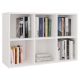 4. MALAX MINI SHELVING 2X3 WHITE
