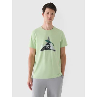 Men's regular printed T-shirt 4F 4FRAW24TTSHM2301-41S