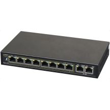 PULSAR S108 Fast Ethernet (10/100) Network Links PoE Support Black