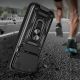 2. Hybrid Armor Camshield Case for iPhone 17 Pro Max with Stand and Camera Cover - Black