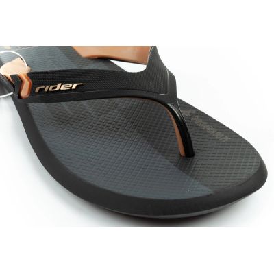 6. Rider shoes men's sports flip-flops R1 Prime comfortable slippers black