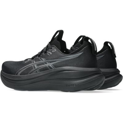 3. Men’s ASICS Gel-Nimbus 28 Low-Top Running Shoes, Black (1011C127-001)