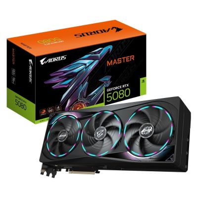 11. Gigabyte GeForce RTX 5080 AORUS MASTER 16GB Graphics Card
