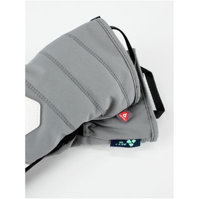 2. Women’s Ski Gloves VIKING Norvika Ski Lady, Grey with White Leather