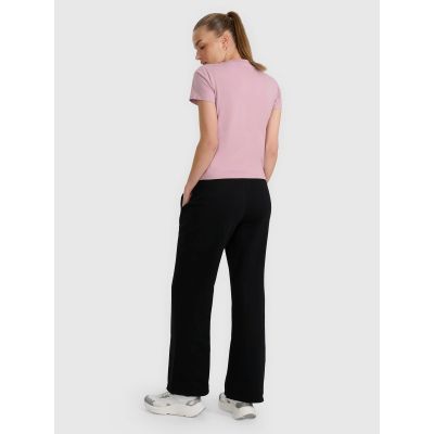 7. Women's wide-leg sweatpants 4F 4FRAW25TTROF1614-20S