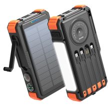 Extralink EX.96914 20000MAH 20W Solar Power Bank Dynamo Induction Flashlight Lamp