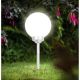 19. SOLAR LAMP MILK GLOBE 30x62CM