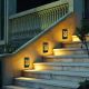 5. SOLAR WALL LIGHT DANCING FLAMES 36 LED