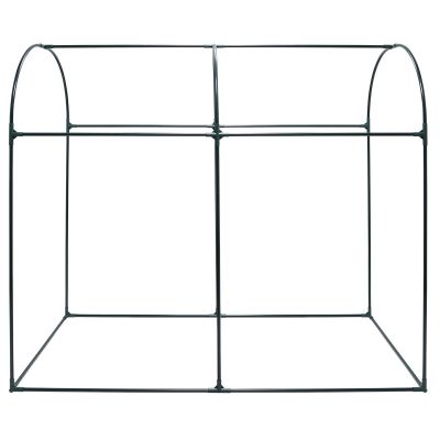 41. GREENHOUSE GARDEN TUNNEL TWO ENTRANCES FOR TOMATOES AND CUCUMBERS 200x100x180CM GREEN