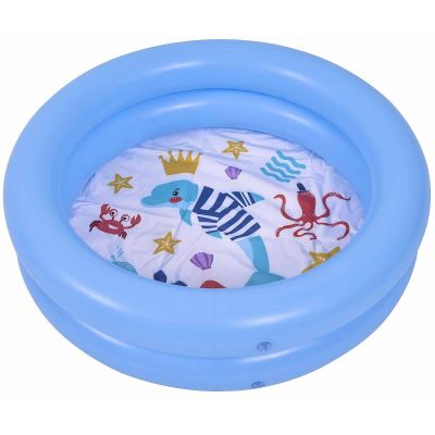 6. CHILDREN'S POOL 2-RING 76x20CM 57157 BLUE