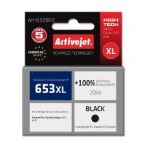Activejet AH-653BRX Ink (replaces HP 653XL 3YM75AE; Premium; 720 pages; 20 ml, black)