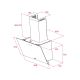 12. Teka WALL-MOUNTED SLOPING HOOD DVN 74030 WHT (OUTLET)