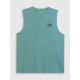5. Men's relaxed sleeveless T-shirt with print 4F 4FRSS26TSLEM365-47S