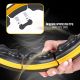 5. HHM21 HULA HOP BLACK/YELLOW WITH MAGNETS, TPE PROTECTION AND WEIGHT + HMS COUNTER