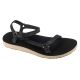 Teva W Original Universal Slim Leather Sandals 1151031-BLTN Black 36