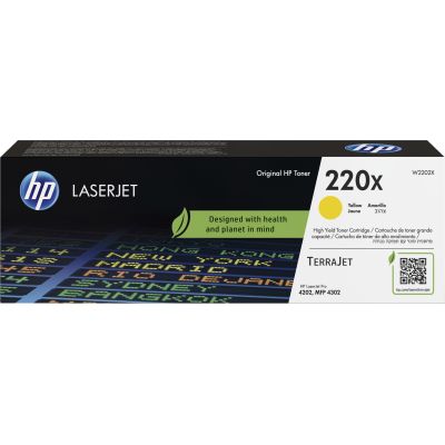 23. HP Original 220X Yellow LaserJet Toner Cartridge