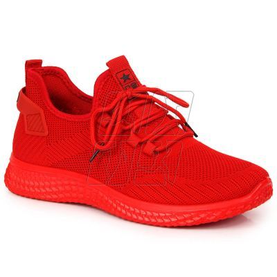 5. NewS M EVE266B red textile sports shoes