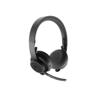 12. Logitech Zone (981000854) Bluetooth Headphones with Microphone Graphite