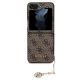 2. Guess 4G Charms Collection case for Samsung Galaxy Z Flip 5 - brown