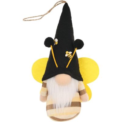 2. BLACK BEE GNOME 20CM PENDANT SPRING DECORATION