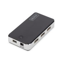 Hub DIGITUS DA-70222 (7x USB 2.0; black)