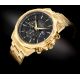 2. Men's Watch Giewont Chronograph Sapphire Gold Black GW9460-B4