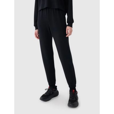 Women's sweatpants joggers with modal 4F 4FWSS25TTROF1010-20S